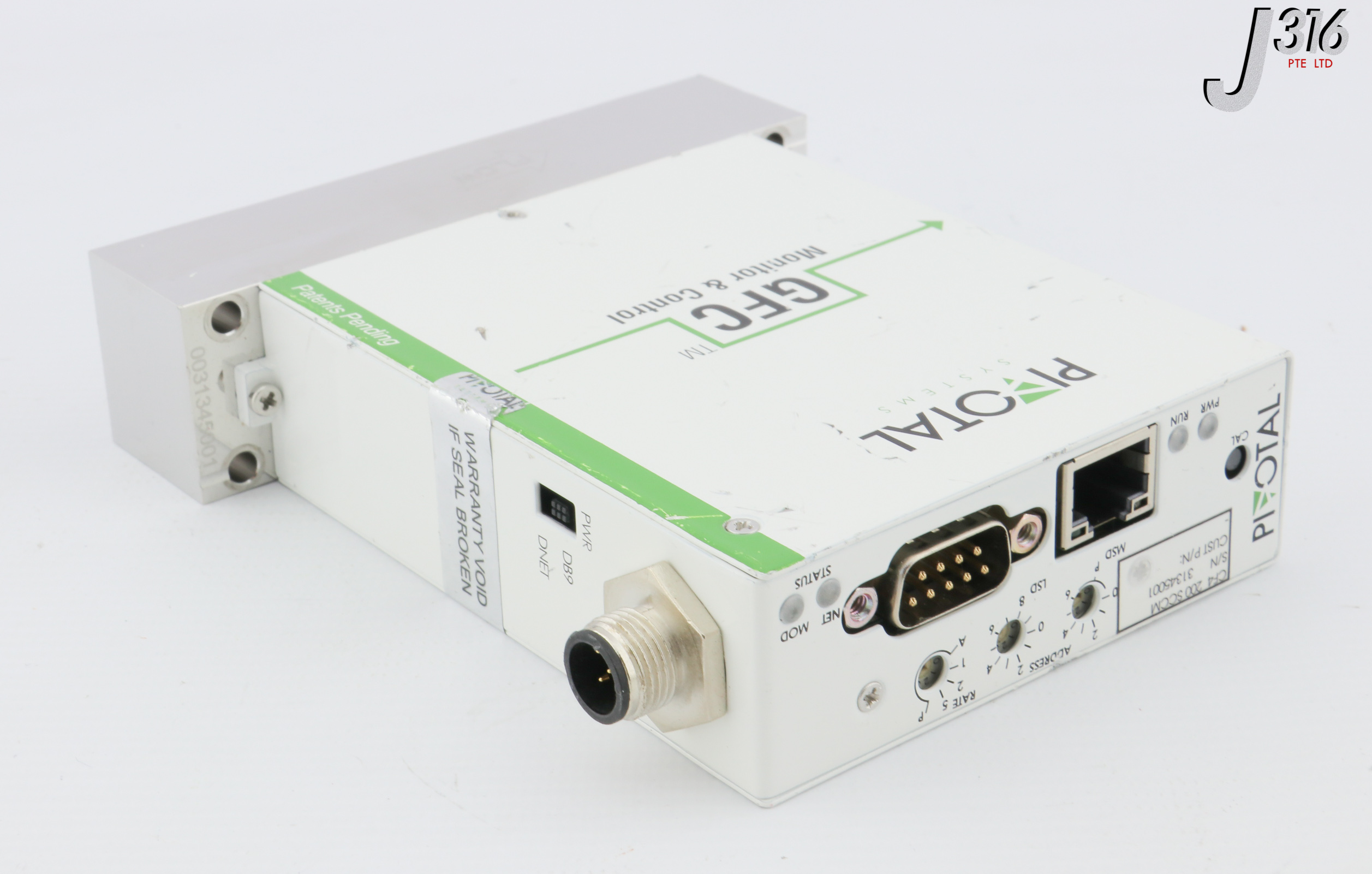 6769 PIVOTAL SYSTEMS GAS FLOW CONTROLLER 32-01018 | eBay